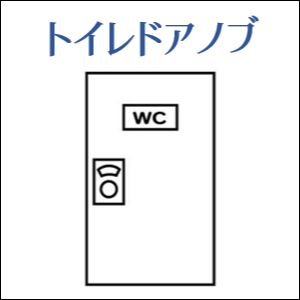 トイレドアノブ